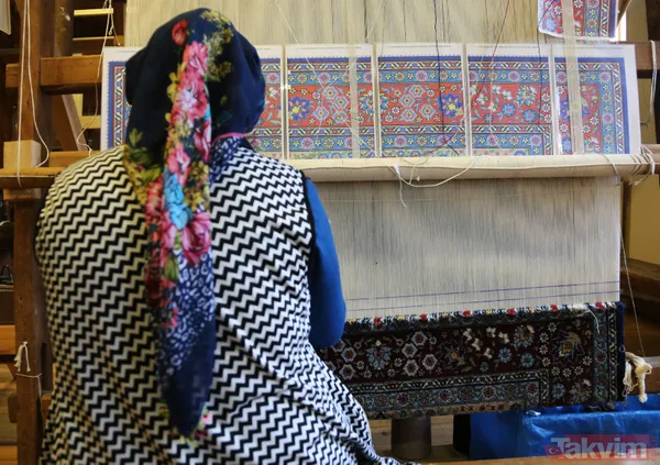 Yapımı bir yıl sürecek halıya tam tamına 20 milyon ilmek atılacak - 16