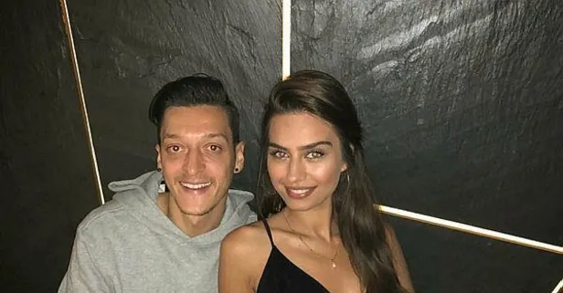 Mesut Özil ve Amine Gülşe'den anlamlı hareket