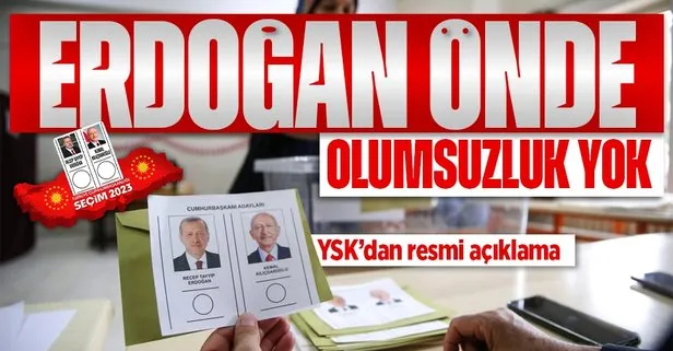 YSK Başkanı Yener’den flaş açıklamalar: Olumsuz bir durum yaşanmadı! Başkan Erdoğan önde götürüyor...