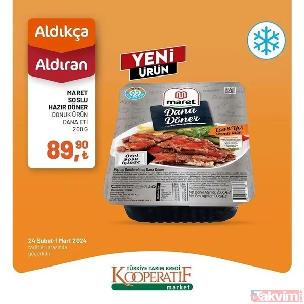 Tarım Kredi 4 Mart 2024 fiyat listesi geldi! Kooperatif market 5 üründe fiyatları az evvel indirdi! 14,90 TL'ye düştü! Dana kıyma, bonfile, yoğurt... - 26