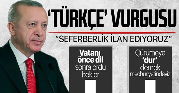 Son dakika: Başkan Erdoğan Bizim Yunus Yılı Açılış Töreni’nde duyurdu: ’Dünya Dili Türkçe’ adıyla bir seferberlik ilan ediyoruz