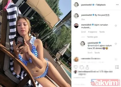 Mehmet Ali Erbil’in küçük kızı Yasmin Erbil’den tepki çeken bikini pozu! Sosyal medya bunu konuşuyor!