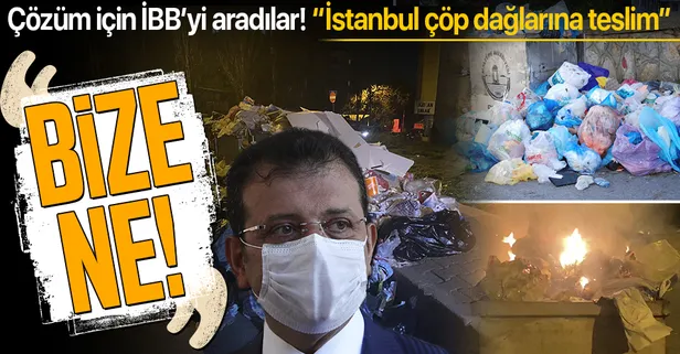 SON DAKİKA: CHP'li Maltepe'de sokaktaki çöp yığınları artıyor