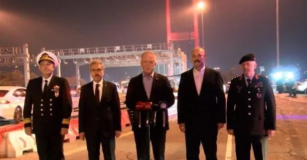 İstanbul Valisi Davut Gül’den köprüdeki denetim noktasına ziyaret! | Vali Gül: Bütün tedbirler alındı