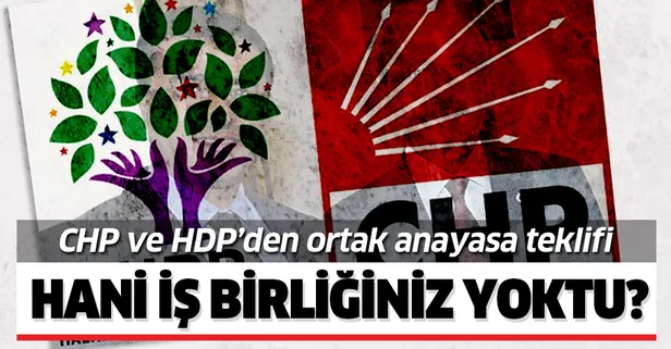 CHP ve HDP'den ortak anayasa teklifi!