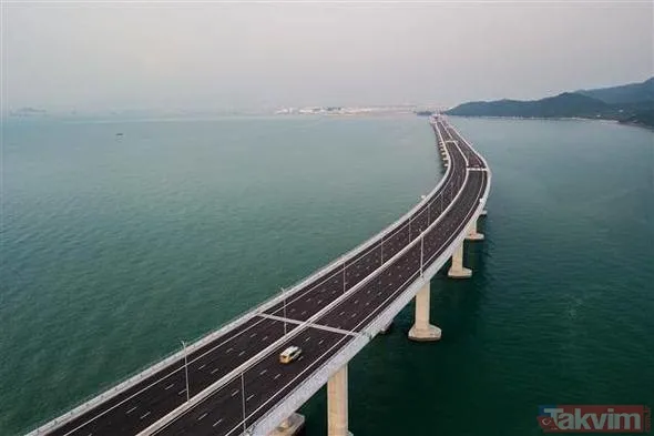 Dünyanın en uzun deniz köprüsü Zhuhai-Macau açıldı - 11