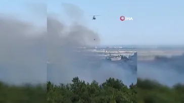 Antalya Aksu’da orman yangını!