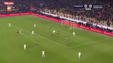 GOL: Fenerbahçe 0 - 1 Beşiktaş | Vaclav Cerny