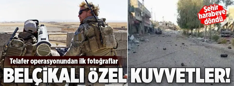 Telafer operasyonundan ilk fotoğraflar