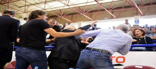 Aziz Yıldırım rakip başkanı tokatladı!