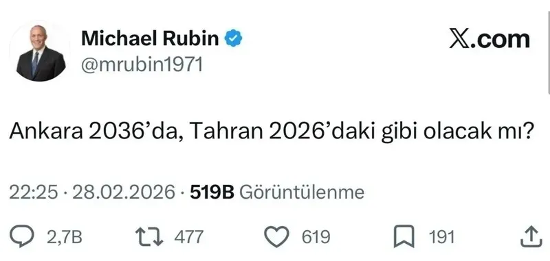1783495050108.jpeg Siyonist lobi azmettirdi! CIA ajanı Rubin'den zaman ayarlı küstah provokasyon: Başkan Erdoğan'a kefen biçmeye kalktı-5