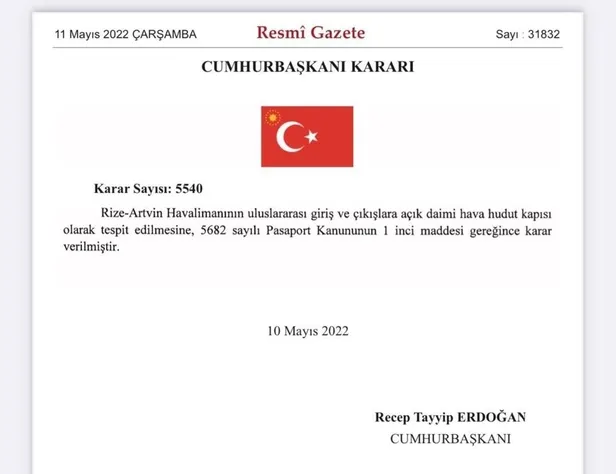 Son dakika: 14 Mayıs’ta hizmete alınacak olan Rize-Artvin Havalimanı daimi hava hudut kapısı olarak belirlendi-3