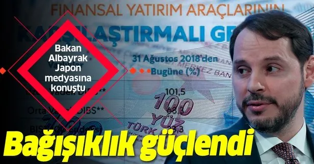 Hazine ve Maliye Bakanı Berat Albayrak: Türkiye ekonomisinin bağışıklık sistemi güçlendi