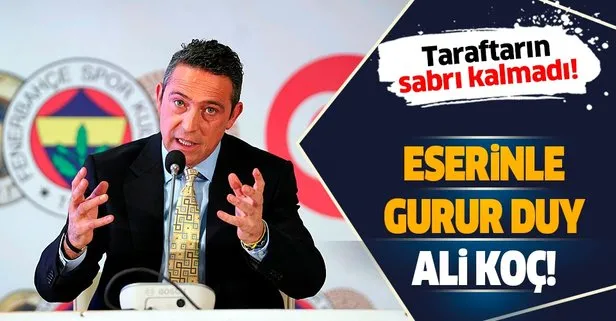 Eserinle Gurur Duy Ali Koc Fenerbahce Taraftarinin Sabri Kalmadi Takvim