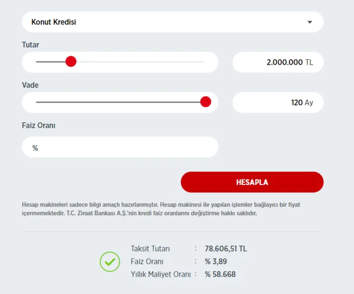 2 milyon TL konut kredisi kampanyası: Ziraat Bankası aylık taksiti açıkladı!-3