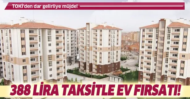 TOKİ 388 TL taksitle 1072 ev satışı başvuru şartları açıklandı