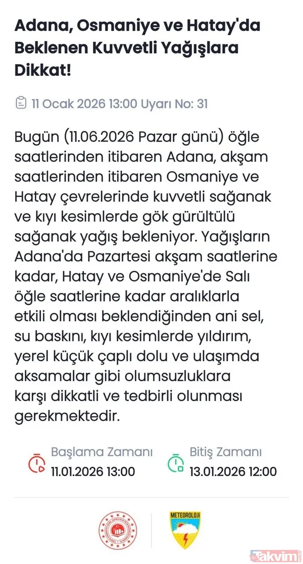 Meteoroloji uyardı: 51 il için şiddetli yağış ve fırtına alarmı! İstanbul’da kar zeminde tutacak - 15