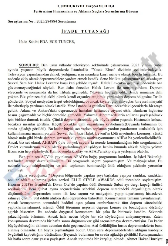 Ahbap soruşturmasında ünlülerden çarpıcı ifadeler: Biz de mağduruz-3