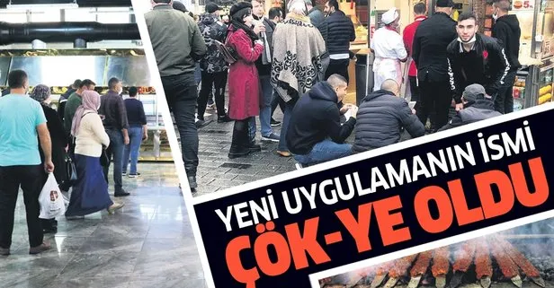 Türkiye’de kısıtlamalar başladı! Dükkanların önünde son yemekler yendi