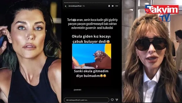 Deniz Akkaya Seren Serengil kavgası alev aldı: ''Torbacı anan seni pavyon pavyon...''