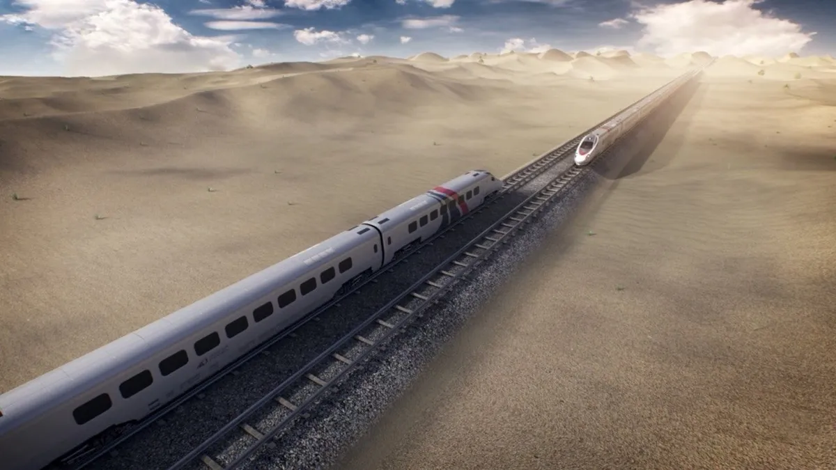 Abu Dabi-Dubai ilk hızlı tren projesinde Kalyon imzası! Süre 30 dakikaya iniyor