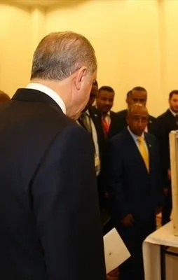 Cumhurbaşkanı Erdoğan'a Sudan'da ilginç hediye