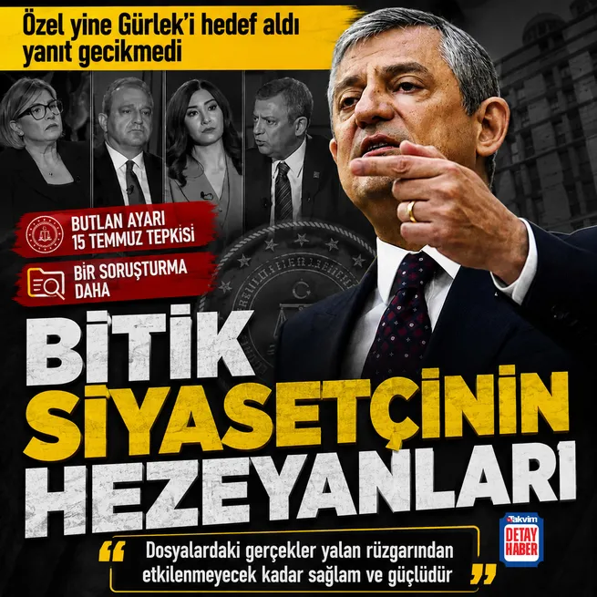 Adalet Bakanı Akın Gürlekten Özgür Özele yanıt: İftira siyasetinin tezahürü | Soruşturma başlatıldı