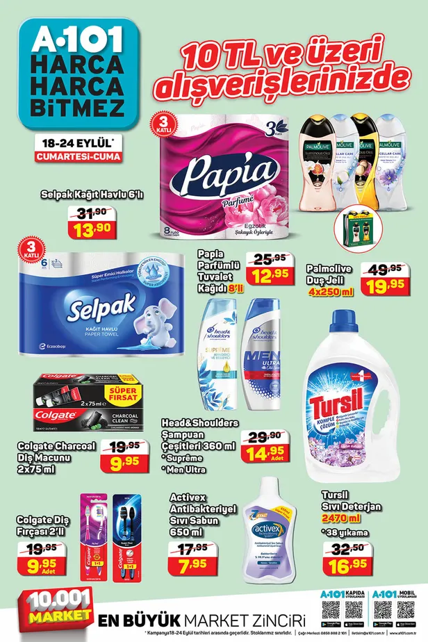 A101 10 TL üzeri alışverişte şahane indirim duyurusu! 21 üründe 24 Eylül'e kadar yüzde 53 indirim olacak!-5