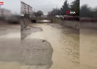 Ankara Çubuk’ta sel