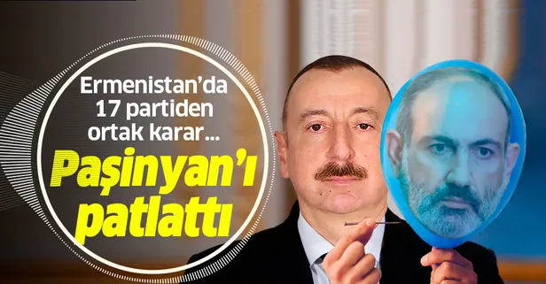 Azerbaycan'ın zaferleri ağır geldi! Ermenistan'da muhalif partiler Paşinyan'ın istifasını istedi