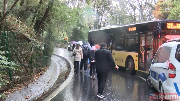 SON DAKİKA: İETT kazalarında bugün! Maltepe ve Sarıyer'de ortalık karıştı: Öğrenciler yağmurda yürüdü D-100 kapandı - 5