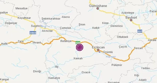 Erzincan Kemah'ta deprem! İşte 10 Ekim AFAD ve Kandilli son depremler...-1