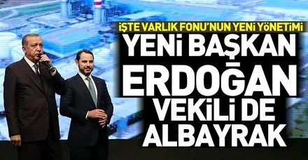 Türkiye Varlık Fonu Yönetimi A.Ş.’nin yeni yönetimi belirlendi