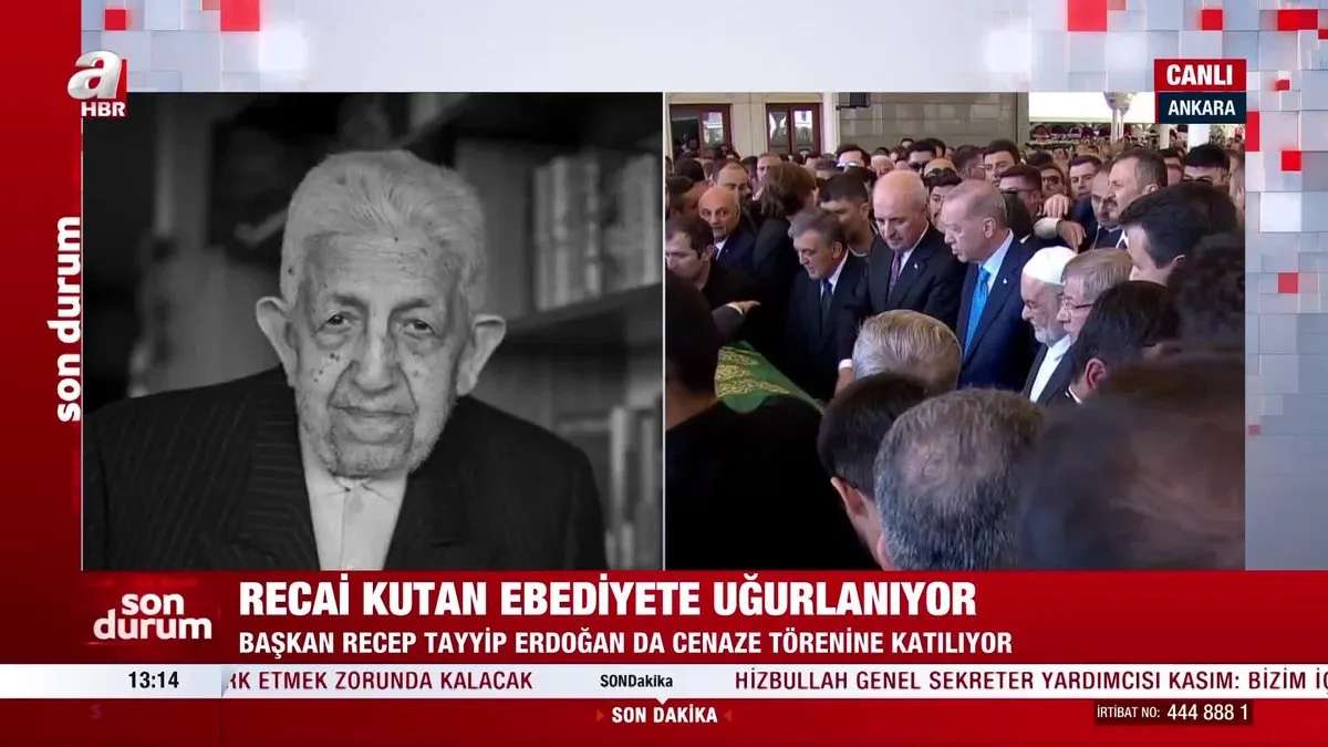 Recai Kutan ebediyete uğurlandı!