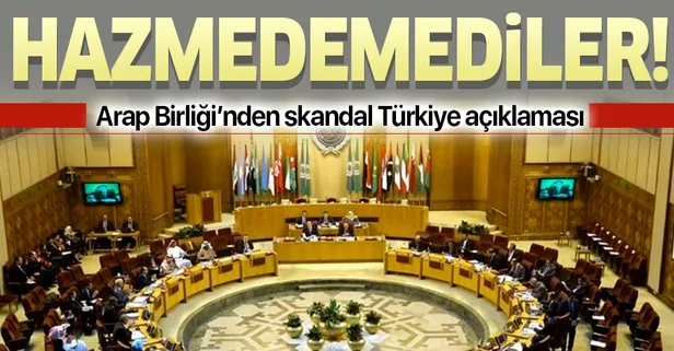 Arap Birliği'nden skandal Türkiye açıklaması!