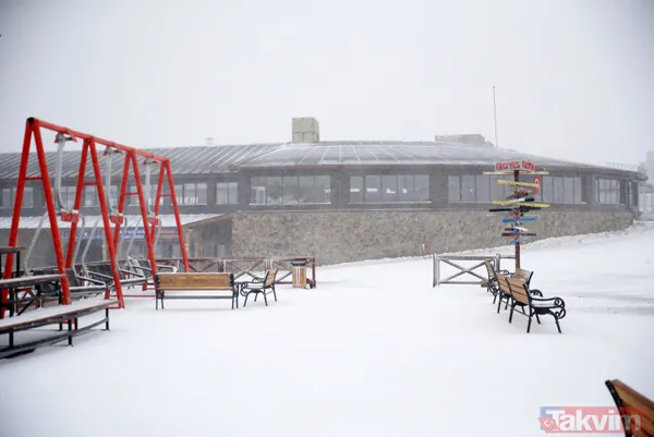 Kayak sezonu ne zaman açılıyor? Erciyes Kayak Merkezi'ne kar yağdı - 19