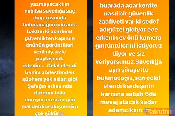 Ece Erken öldürülen eşi Şafak Mahmutyazıcıoğlu’nun kardeşi tarafından tehdit edildiğini açıkladı! Mesajları tek tek ifşa etti - 8