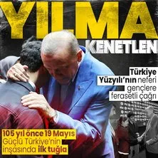 Başkan Erdoğan’dan ’19 Mayıs Gençlik Buluşması’nda önemli açıklamalar | ’Kenetlenin’ çağrısı...  Kardeşlik hukukunuzu geliştirin