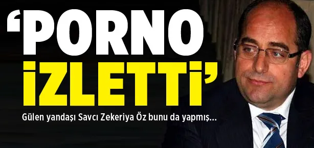 Zekeriya Öz porno görüntüler gösterdi!