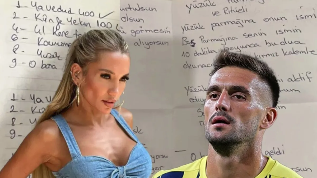 Fenerbahçeli Dusan Tadic’e bağlama büyüsü! Fenomen Canan Çetin’in notları ortaya çıktı: Mezar kaz, domuz yağı kullan...