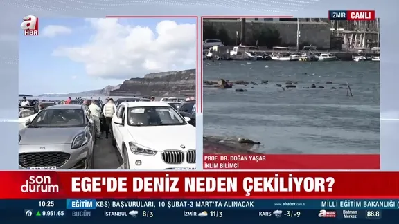 Ege'de deniz neden çekiliyor?