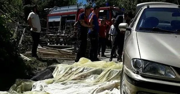 Kendi arabasının altında kaldı