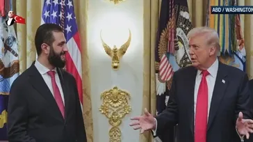 Trump - Şara görüşmesinden ilk kareler geldi