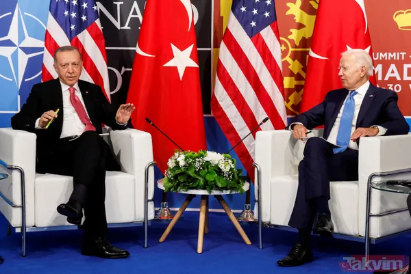 Madrid'de Türkiye - ABD zirvesi! Başkan Recep Tayyip Erdoğan, ABD Başkanı Joe Biden ile bir araya geldi - 18