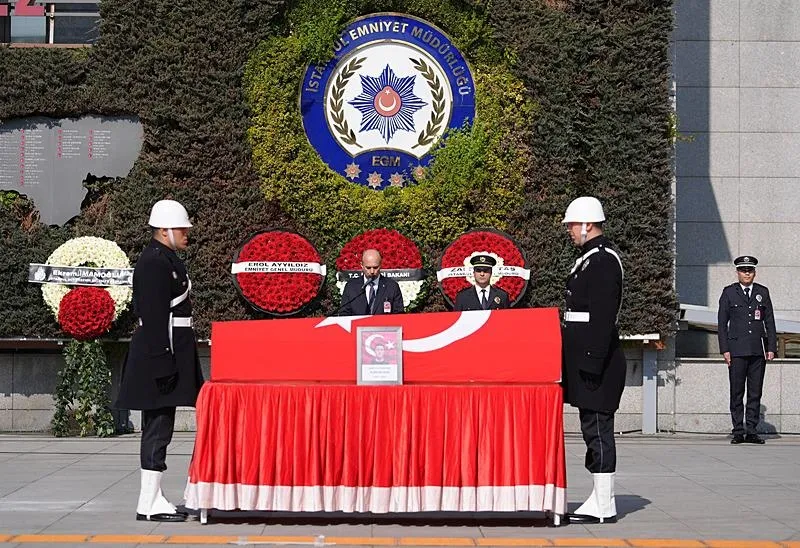 Şehit polis memuru Furkan Bor için tören düzenlendi-2