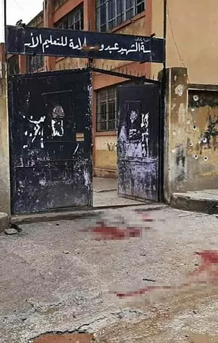 Esad rejimi İdlib'de okula saldırdı!