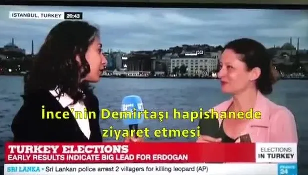 Şafak Pavey'den Fransız kanalında skandal gönderme