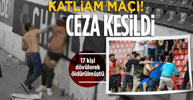 17 kişi ölmüştü! Meksika’da katliam gibi maç! 1 yıl ceza verildi