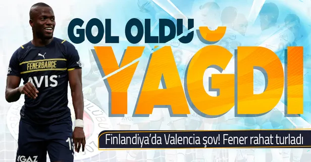 Fenerbahçe Finlandiya'da rahat turladı! Helsinki 2 - 5 Fenerbahçe maç sonucu