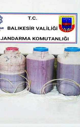 Balıkesir'de sahte içki operasyonu!